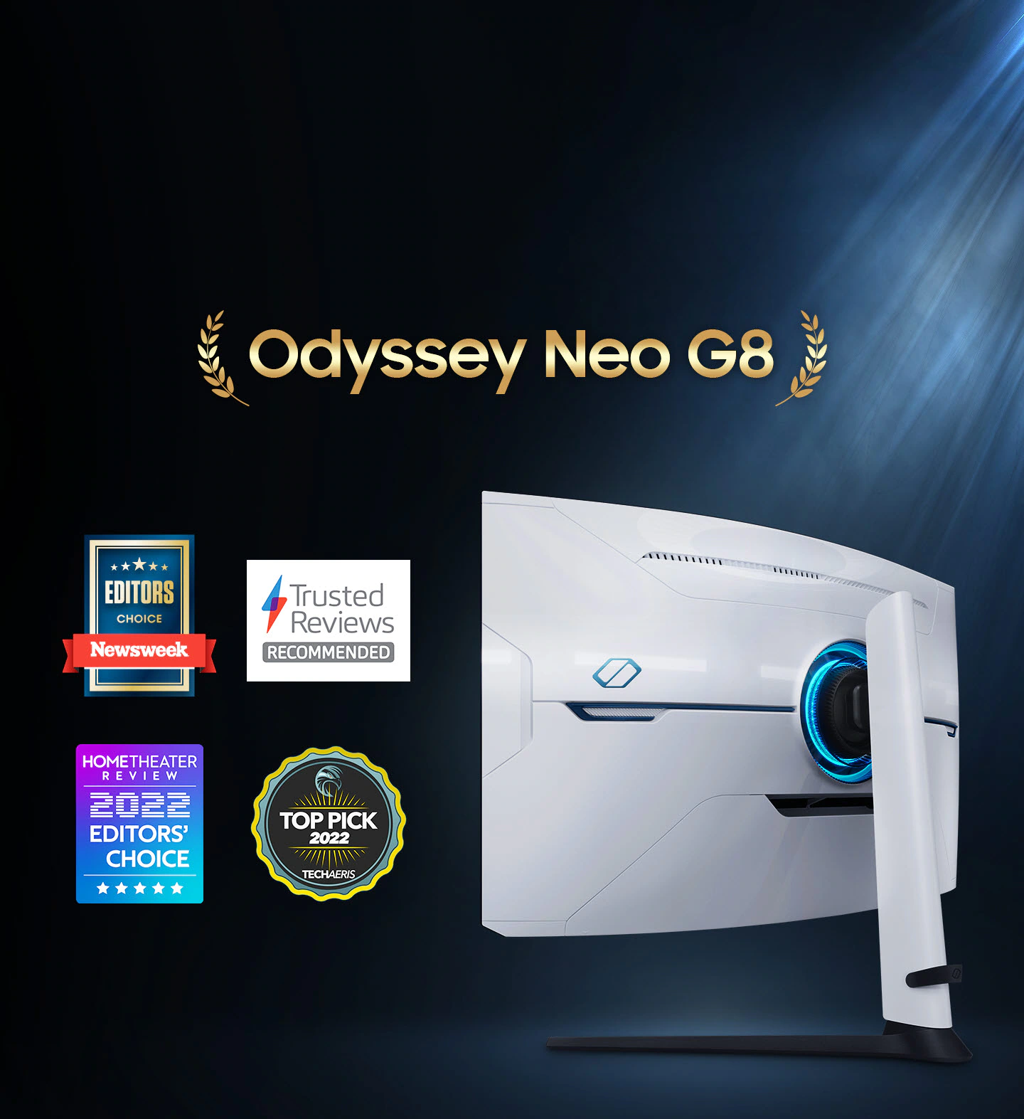 Bialy Samsung LS32BG850NUXEN 